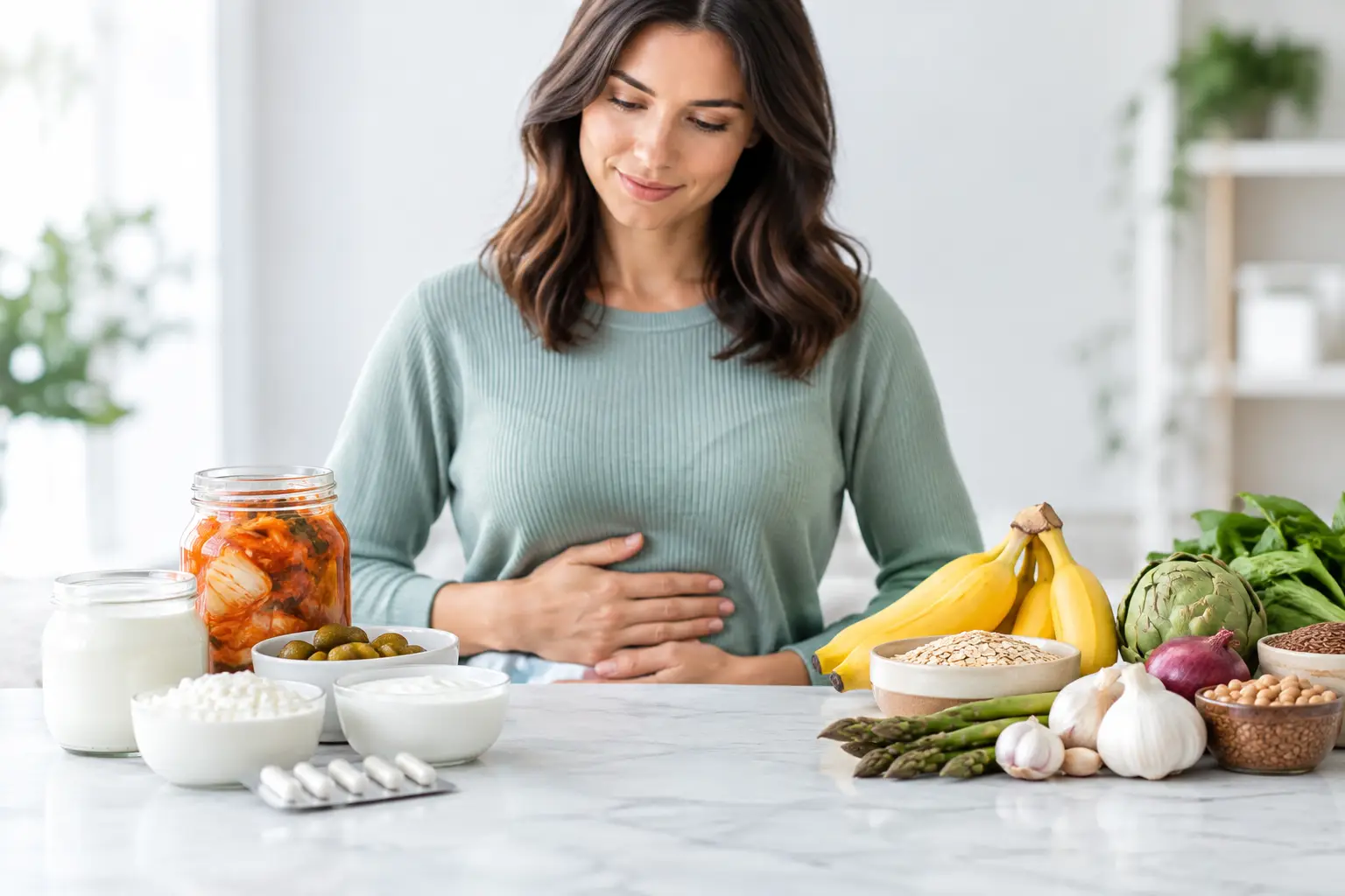 Probiotics Versus Prebiotics for Bloating